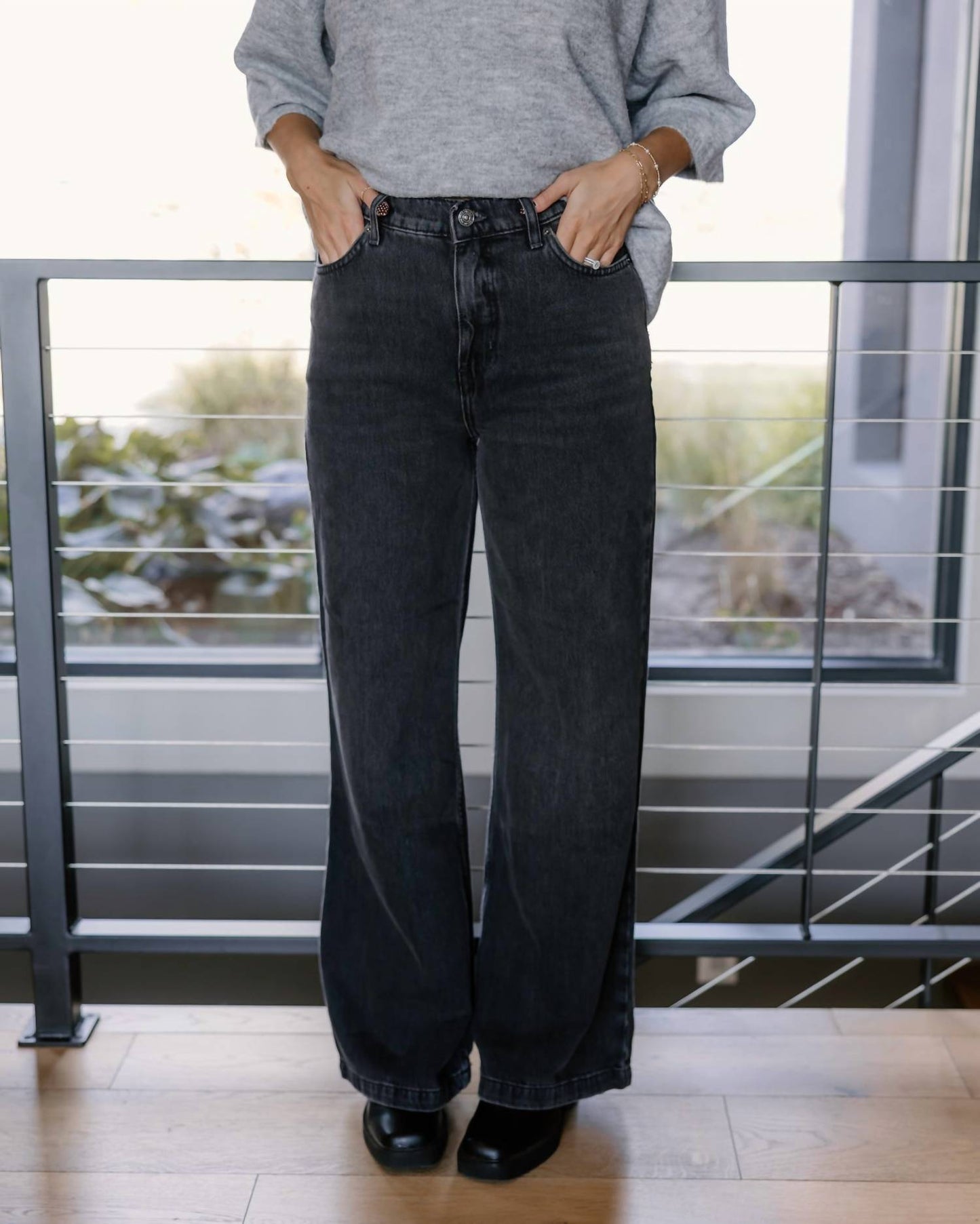 Free People - Women's Stride Straight Jean