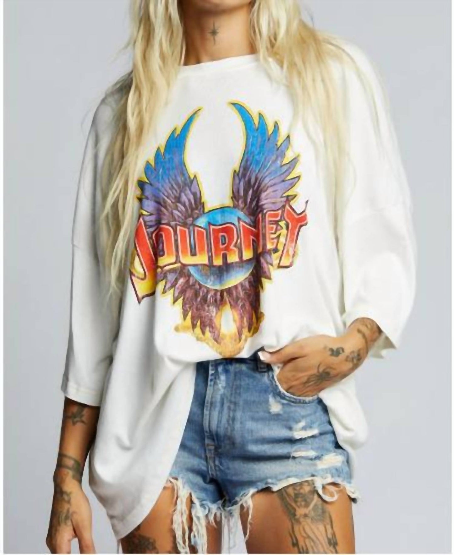 Recycled Karma - Journey Oversized Band Tee
