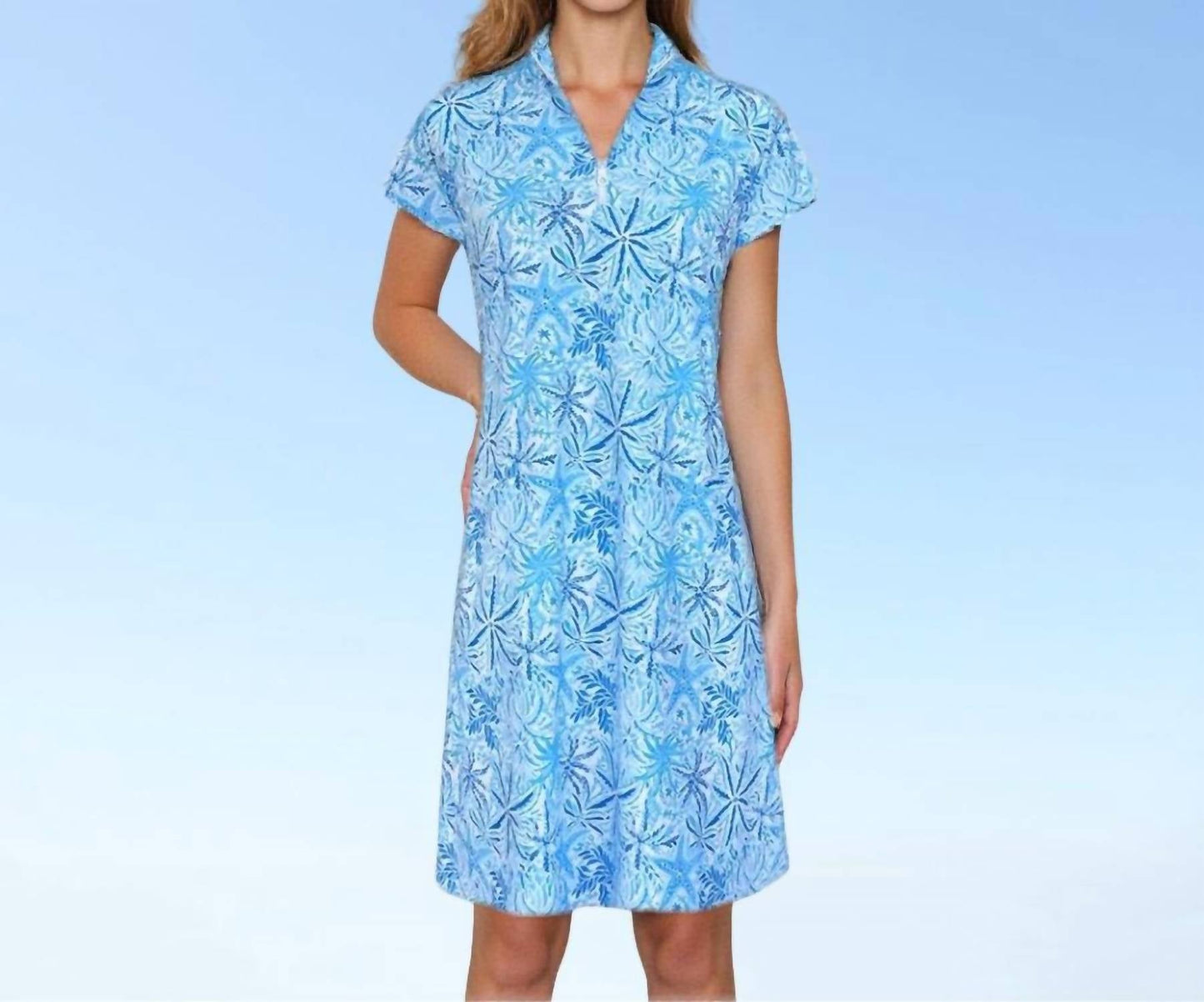 Katherine Way - Annapolis Cap Sleeve Polo Dress