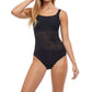 Profile By Gottex - Round Neck One Piece Swimsuit