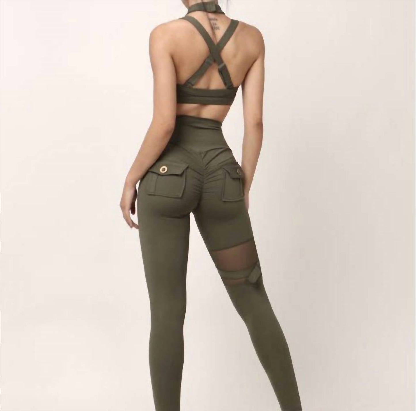 Rockstar Peach - Sgt Halter Bra