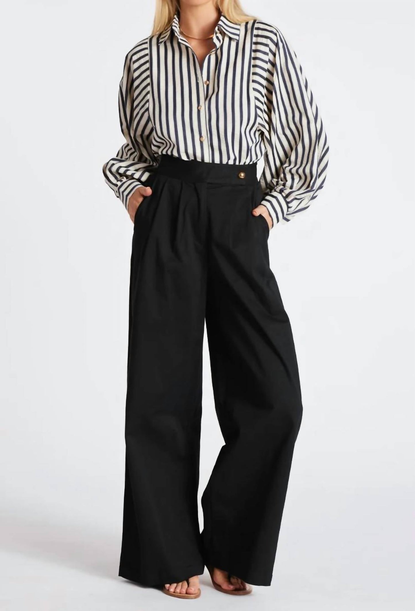 Bishop + Young - Aly Dolman Sleeve Striped Top