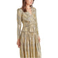 Steve Madden - Azura Metallic Peplum Top
