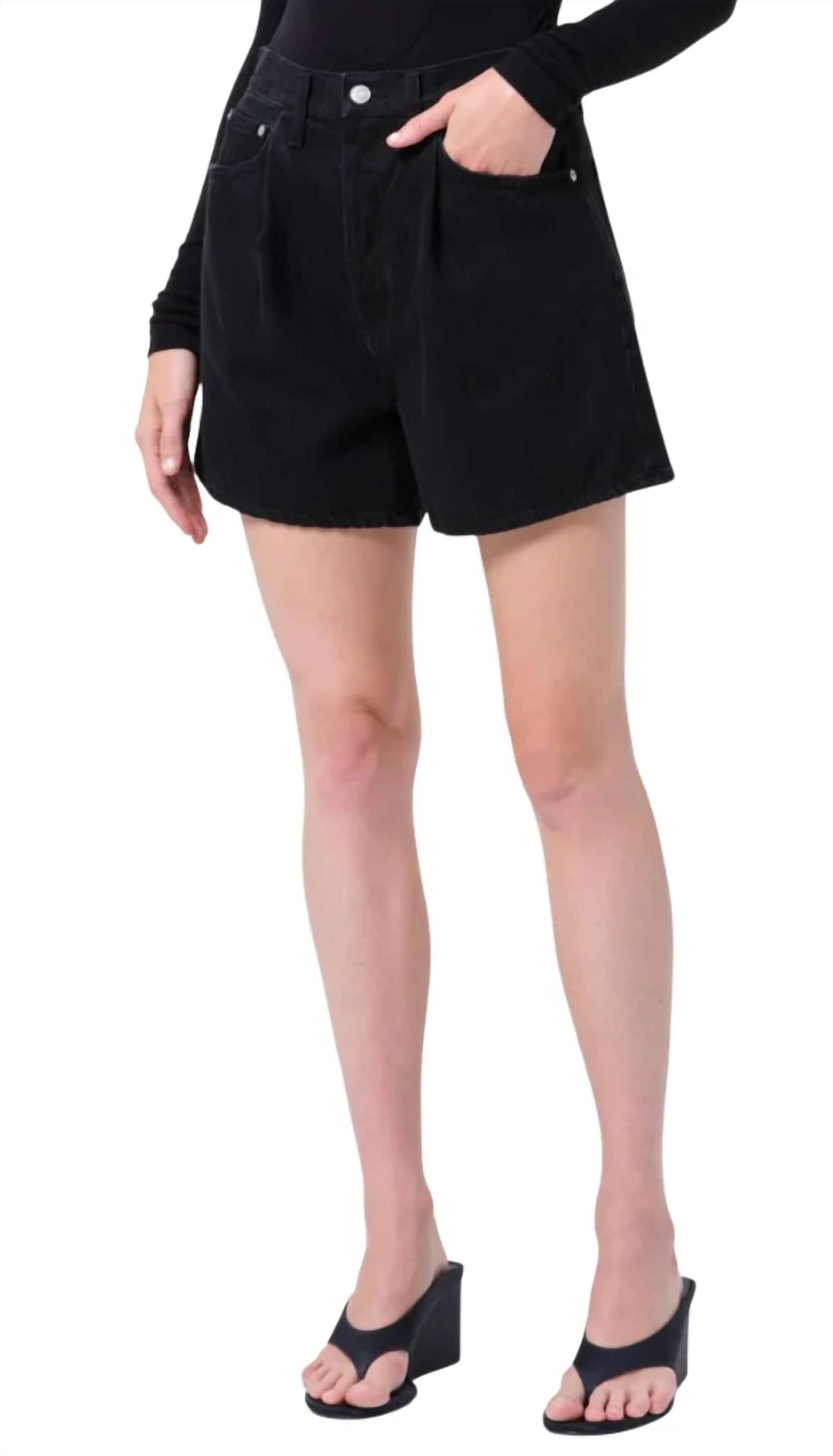 Agolde - Rhoda Pleated A Line Short