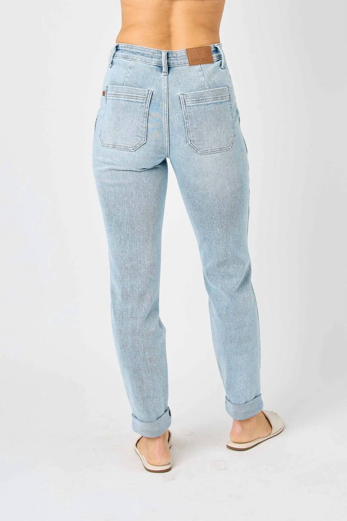 Judy Blue - High Waist Vintage Double Cuffed Jogger