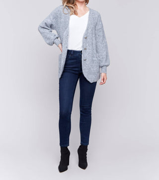 Charlie B - Boucle Knit Long Cardigan