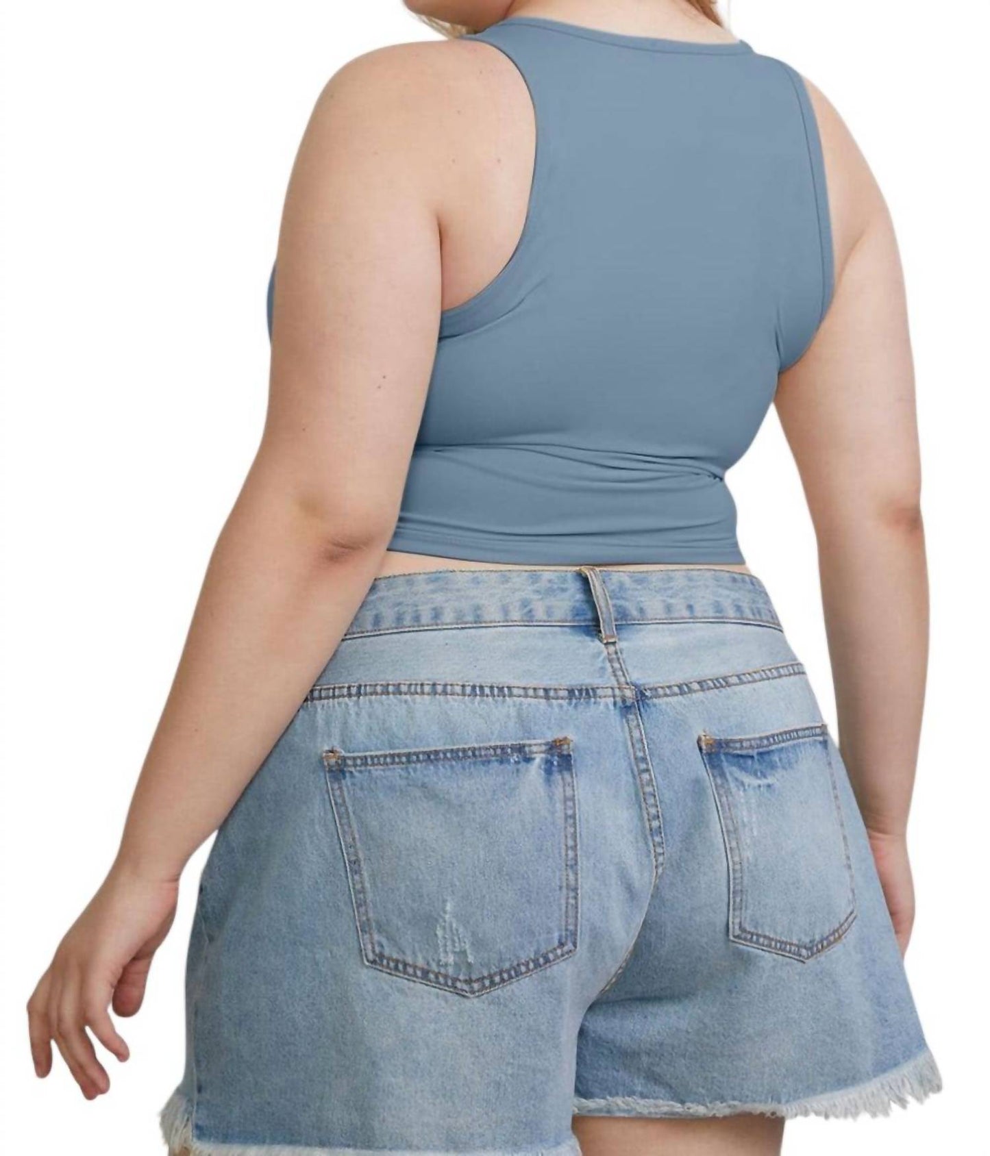Basic Bae - Full Size Round Neck Slim Tank Top