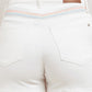 Judy Blue - High Waist Yoke And Rainbow Stitch Detail Denim Short