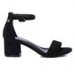 Xti - WOMEN'S BLOCK HEEL SUEDE SANDALS