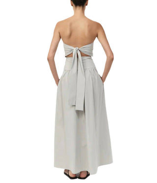 St. Agni - Gathered Strapless Tie Back Dress
