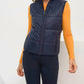 Anatomie - Terry Nylon Sweater Vest With Stripe