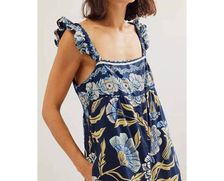 Free People - Macacão Bali Albright com pernas largas