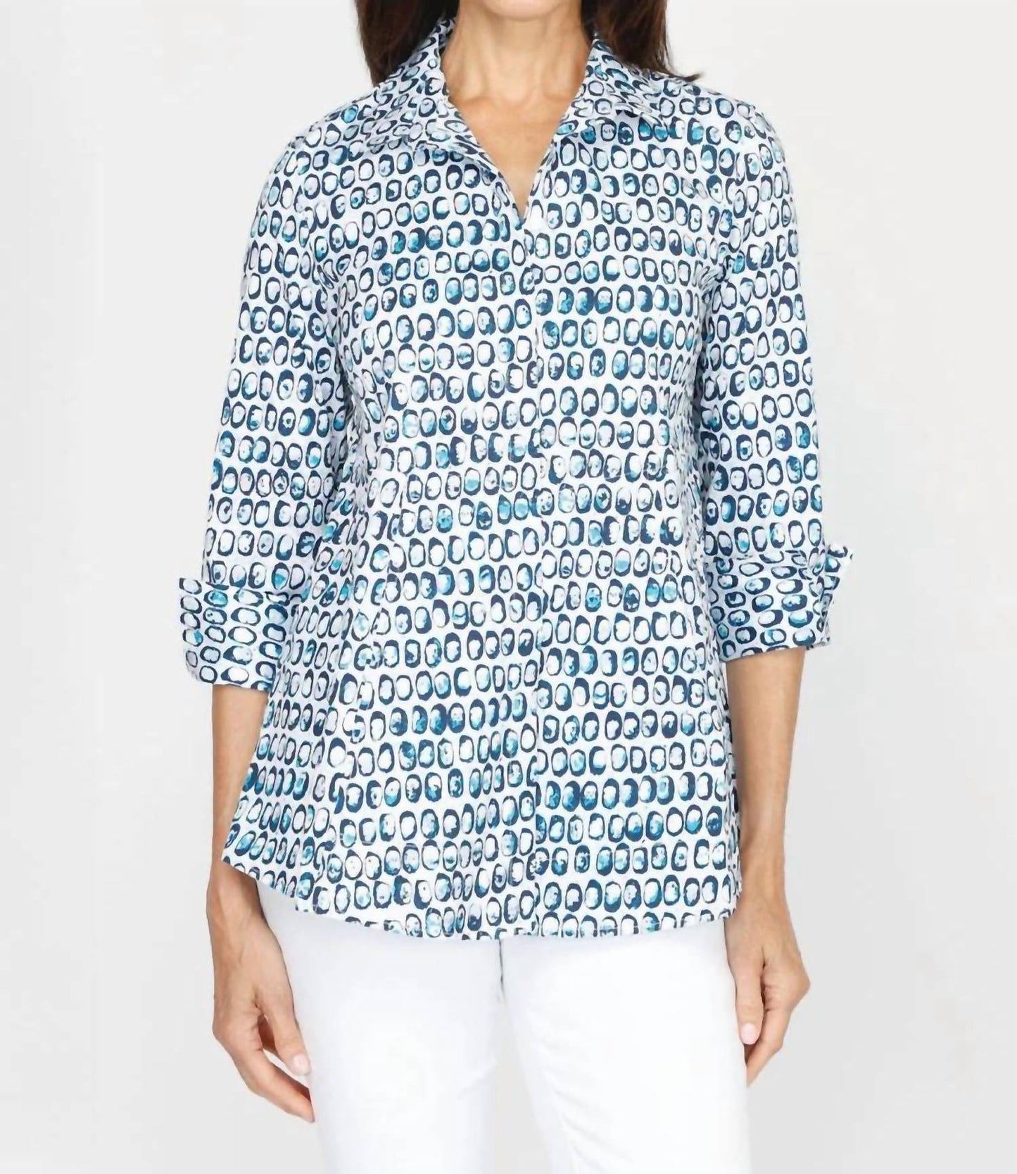 Habitat - Perfect Travel Dot Shaped Shirt - Plus