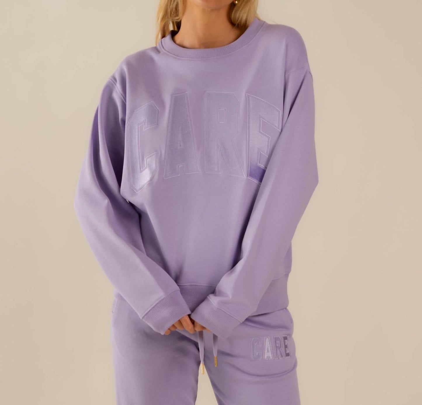 Care Tucker - 90’s Baggy Care Crewneck Sweatshirt