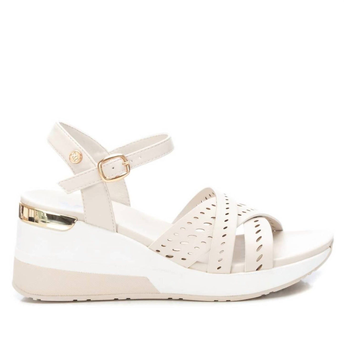 Xti - Women's Wedge Cross Strap Sandals