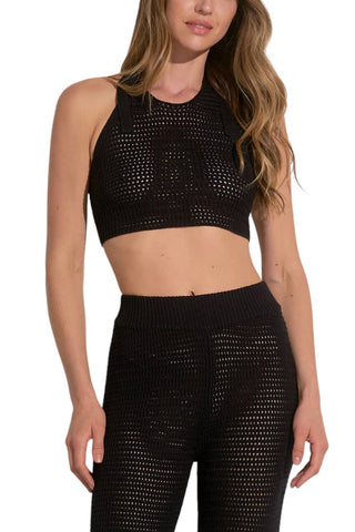 Elan - Top curto com alças finas