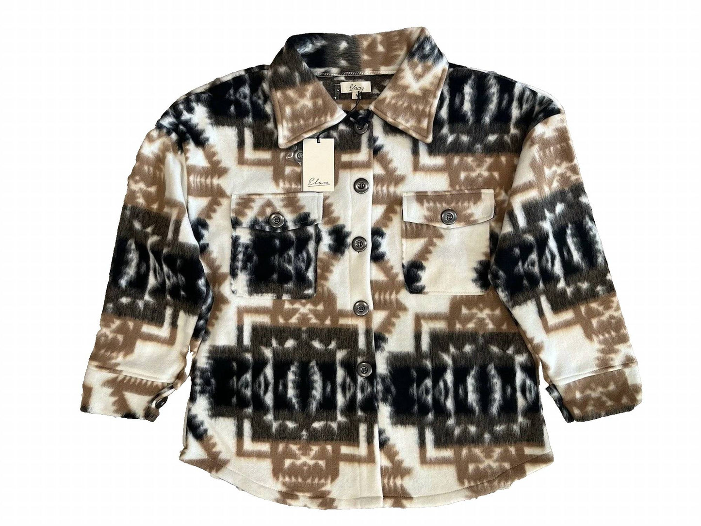 Elan - Aztec Print Coat