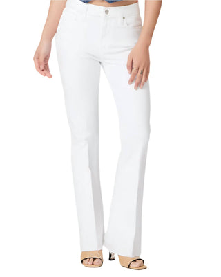 Paige - High Rise Laurel Canyon With Raw Hem Jeans