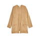 Topshop - Open Front Knit Oversized Sweater Cardigan