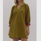 Entro - Sporty Side Stripe Pullover Mini Dress