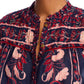 Farm Rio - Boho Floral Scarf Blouse