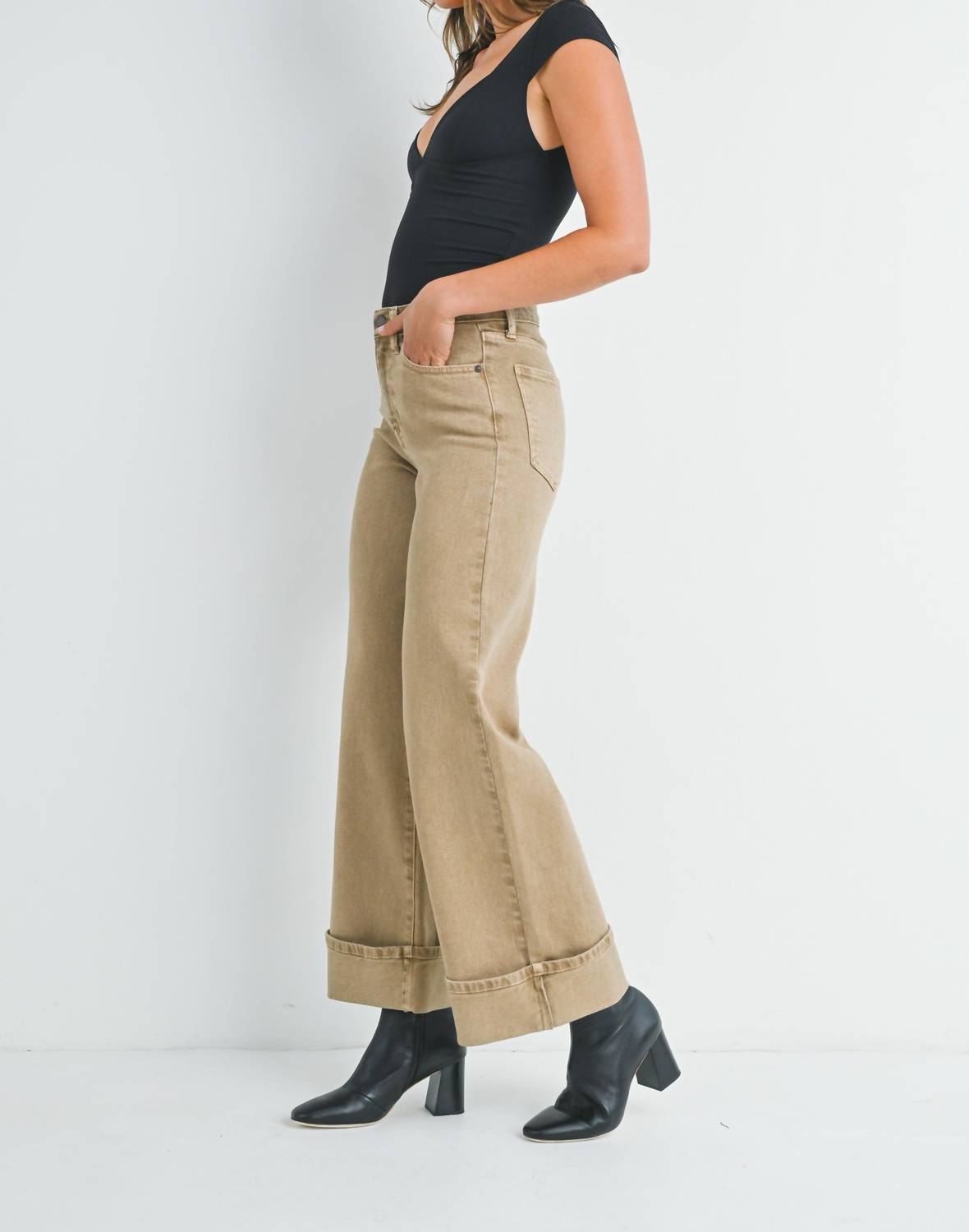 Jbd. - Cuffed Palazzo Pants