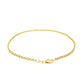 2.3mm 10k Yellow Gold Rolo Anklet