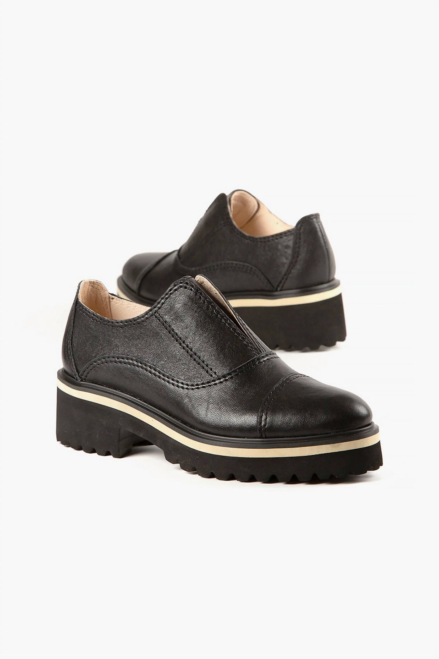 All Black - Women's Cowman Lugg Loafer