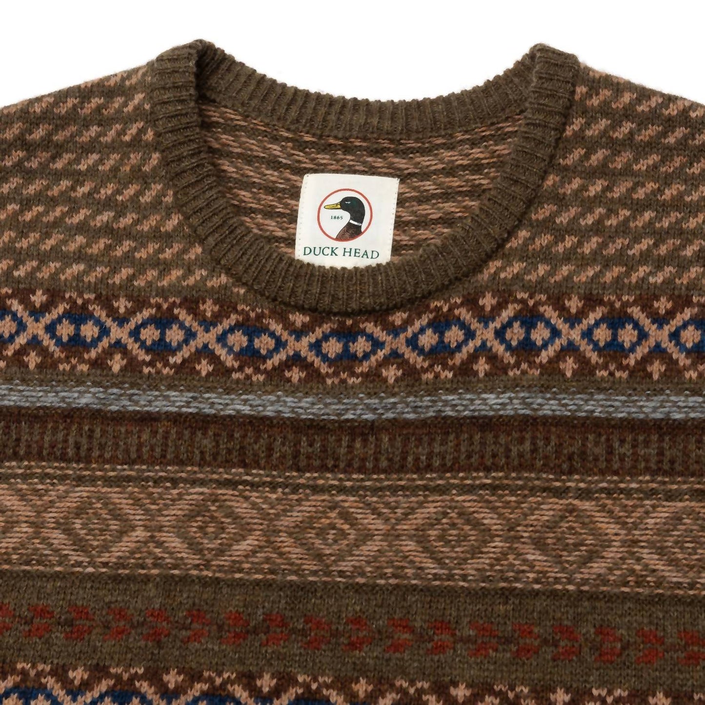 Duck Head - Birch Fair Isle Crewneck Sweater