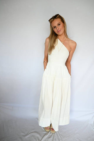 Elan - Vestido longo de um ombro só Elysian Grace