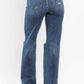 Judy Blue - High Waist 90s Knee Destroy Straight Jeans