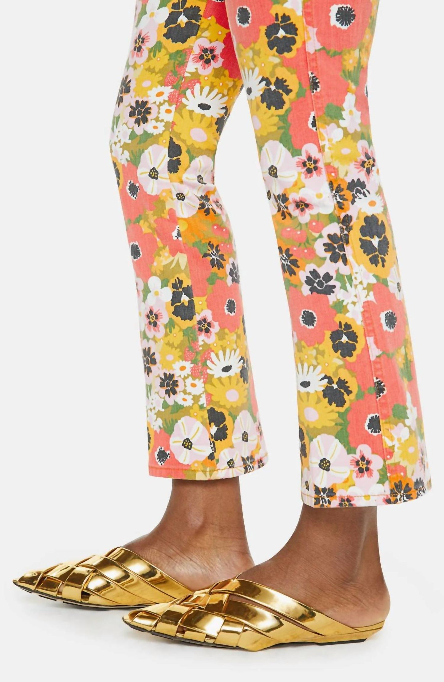 Mother - Mid Rise Smokin' Double Flood Jeans