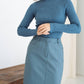 Mima Rosso - Ribbed Knit Top