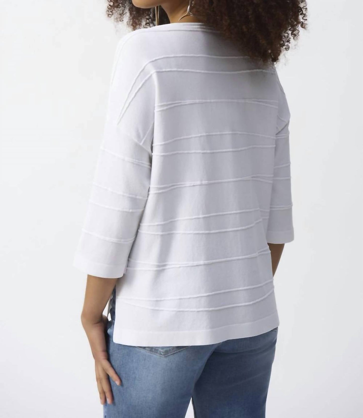 Joseph Ribkoff - Jacquard Knit Pullover Sweater