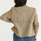 Elan - Gauze Snap Front Jacket