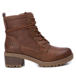 Xti - Botas femininas com cadarço e amarração