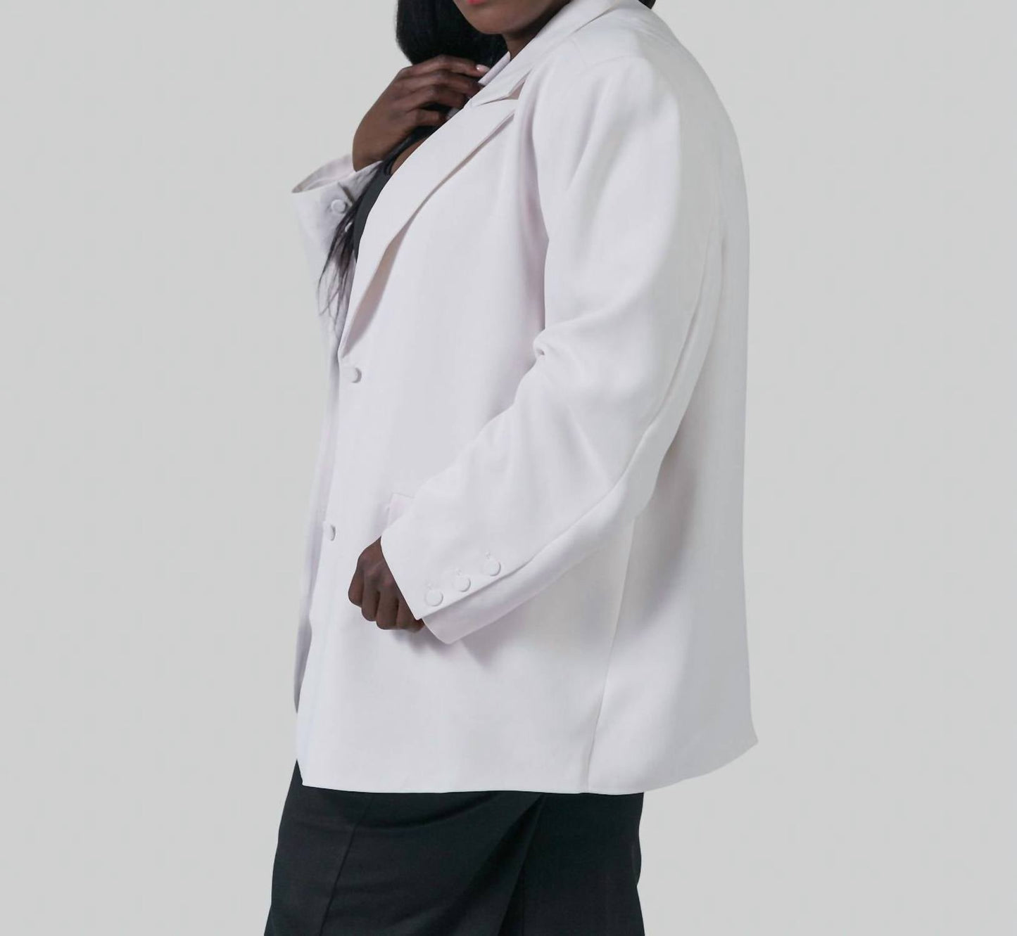 Good American - LUXURY SUITING BOYFRIEND BLAZER