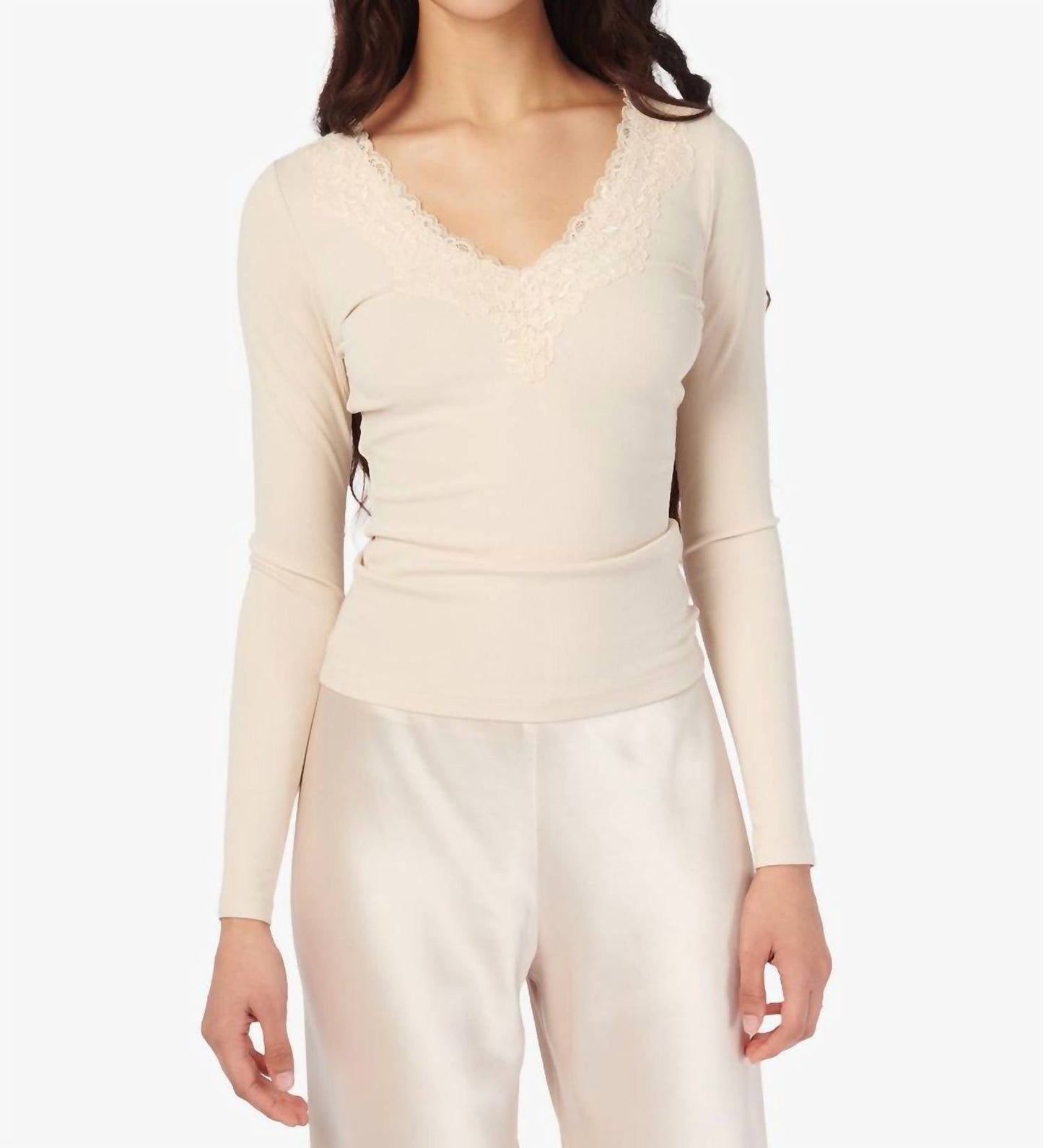 Cami Nyc - Rooney Long Sleeve Rib Knit Top