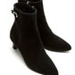 La Canadienne - Women's Arizona Suede Buckle Ankle Bootie