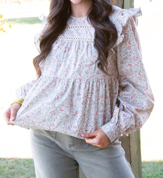 &Merci - Berries Floral Print Top