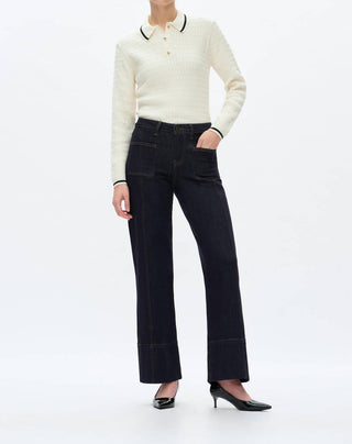 Bayeas - Katia Mid Rise Wide Leg Pants