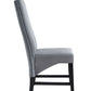Kini Corduroy Side Chair (Set of 2) - Black / Gray