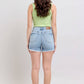 Judy Blue - High Waist Tummy Control Light Destroy & Fray Hem Shorts