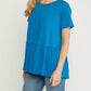 Entro - Short Sleeve Peplum Top