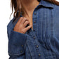 Free People - After Hours Denim Top
