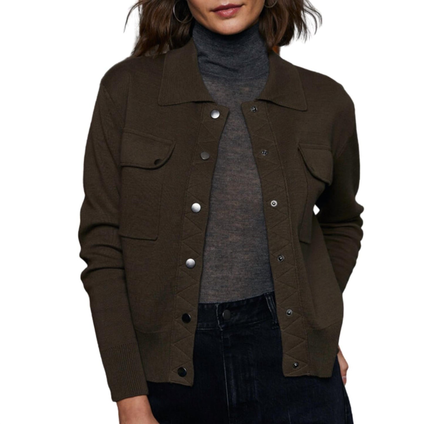 Autumn Cashmere - Milano Trucker Jacket with Snaps