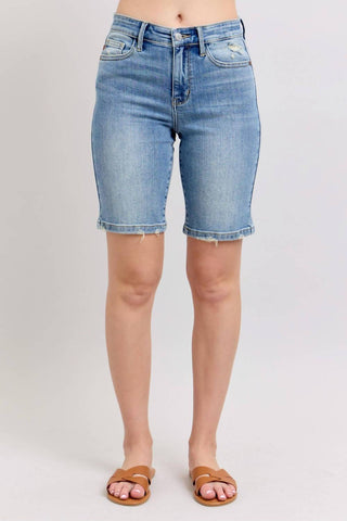 Judy Blue - Bermuda Jeans Cintura Alta