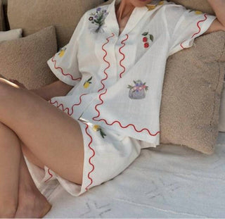 In-Loom - Avery Embroidered Short Set