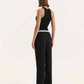 4Th & Reckless - Bianca Contrast Waistband Straight Leg Trouser