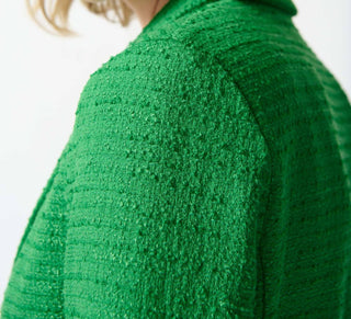 Joseph Ribkoff - Blazer Bouclé em Verde Ilha